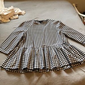 VICTORIA BECKAN checked blouse